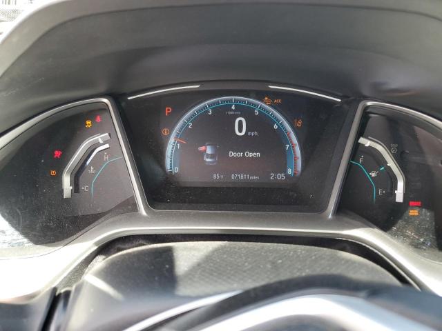 19XFC1F37LE205206 - 2020 HONDA CIVIC EX BLACK photo 9