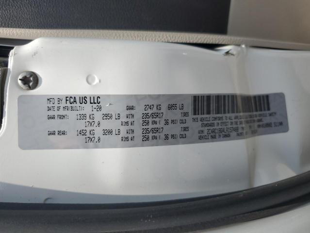 2C4RC1BG4LR157488 - 2020 CHRYSLER PACIFICA TOURING L WHITE photo 13