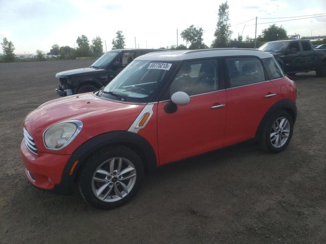 WMWZB3C57BWH95087 - 2011 MINI COOPER COUNTRYMAN RED photo 1