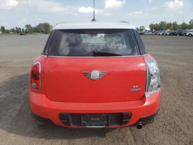 WMWZB3C57BWH95087 - 2011 MINI COOPER COUNTRYMAN RED photo 6