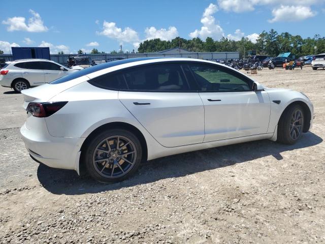 5YJ3E1EA4NF321151 - 2022 TESLA MODEL 3 WHITE photo 3