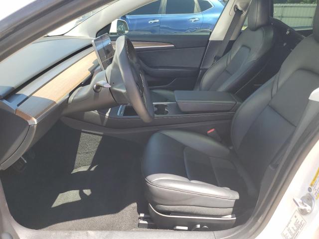 5YJ3E1EA4NF321151 - 2022 TESLA MODEL 3 WHITE photo 7