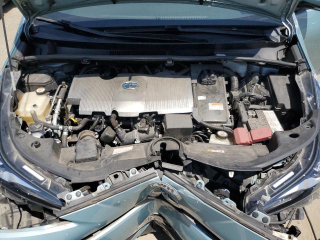 JTDL9RFU0K3010501 - 2019 TOYOTA PRIUS Türkis Foto 11