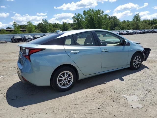 JTDL9RFU0K3010501 - 2019 TOYOTA PRIUS Türkis Foto 3