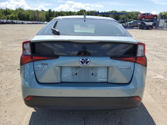 JTDL9RFU0K3010501 - 2019 TOYOTA PRIUS Türkis Foto 6