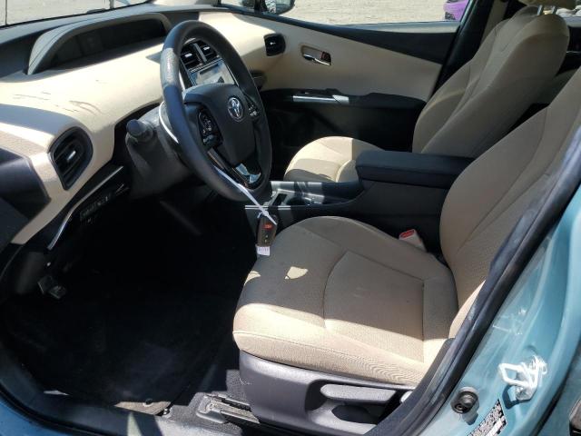 JTDL9RFU0K3010501 - 2019 TOYOTA PRIUS Türkis Foto 7
