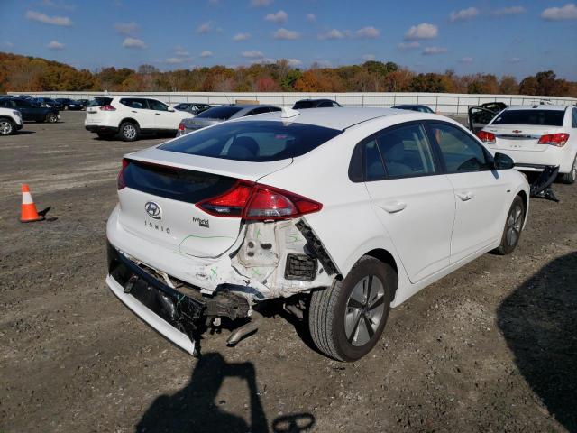 KMHC65LC5KU171199 - 2019 HYUNDAI IONIQ BLUE WHITE photo 4