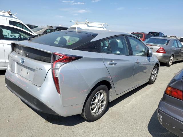 JTDKARFU4G3023424 - 2016 TOYOTA PRIUS SILVER photo 3