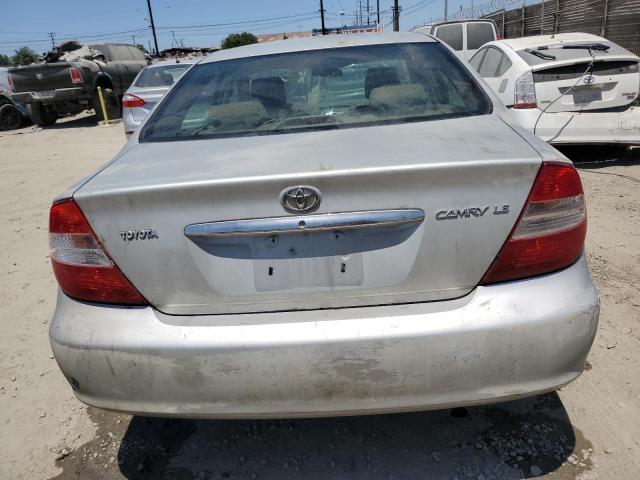 4T1BE32K54U261886 - 2004 TOYOTA CAMRY LE SILVER photo 6