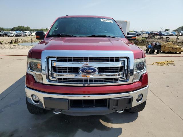 1FTFW1ET9EKG45940 - 2014 FORD F150 SUPERCREW RED photo 5