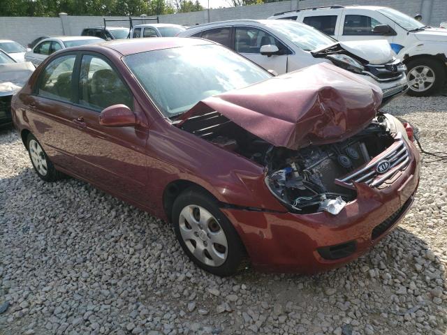 KNAFE121475383152 - 2007 KIA SPECTRA EX BURGUNDY photo 4