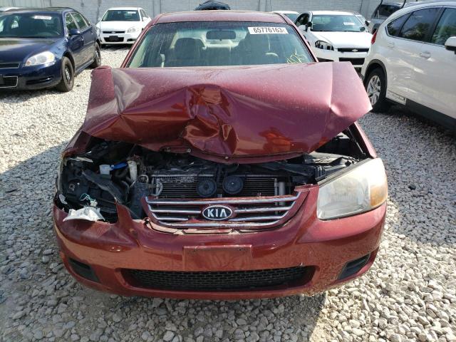 KNAFE121475383152 - 2007 KIA SPECTRA EX BURGUNDY photo 5