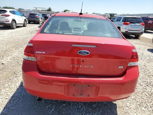 1FAHP35N08W116074 - 2008 FORD FOCUS SE RED photo 6