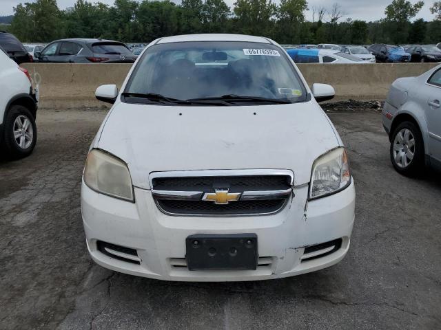 KL1TD56678B196455 - 2008 CHEVROLET AVEO BASE WHITE photo 5