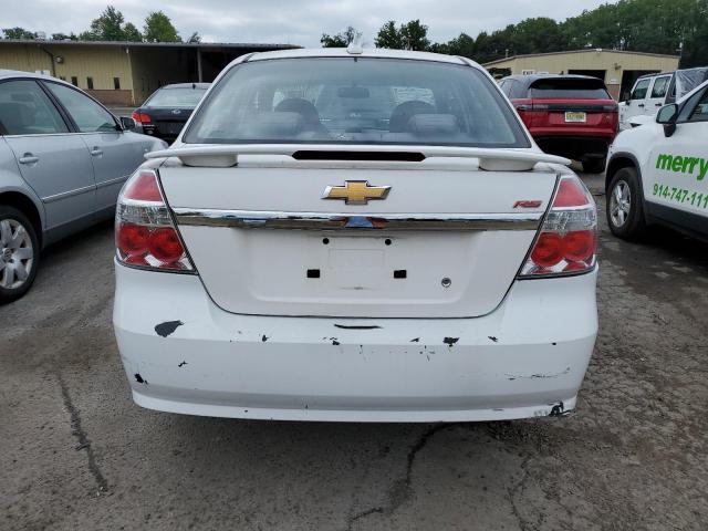 KL1TD56678B196455 - 2008 CHEVROLET AVEO BASE WHITE photo 6