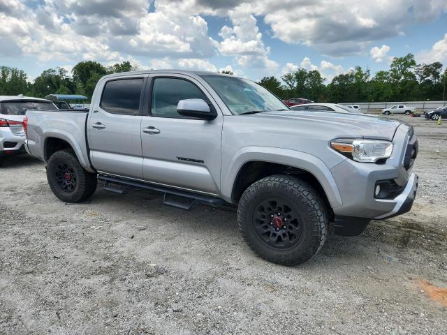 5TFAZ5CNXMX103972 - 2021 TOYOTA TACOMA DOUBLE CAB ვერცხლისფერი ფოტო 4