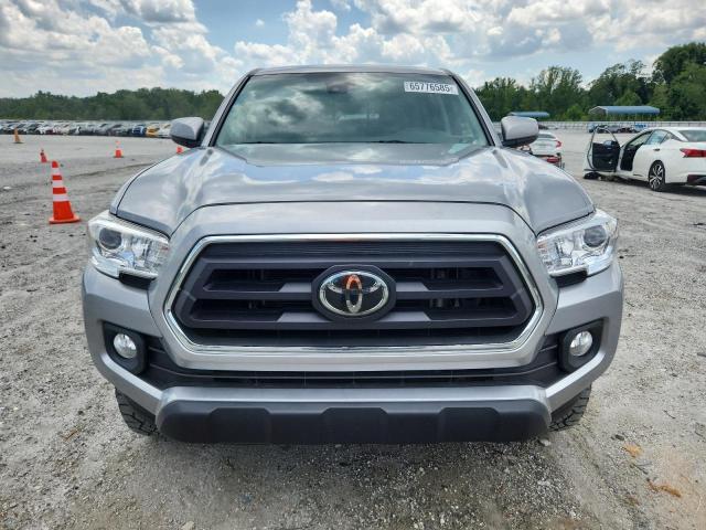 5TFAZ5CNXMX103972 - 2021 TOYOTA TACOMA DOUBLE CAB ვერცხლისფერი ფოტო 5