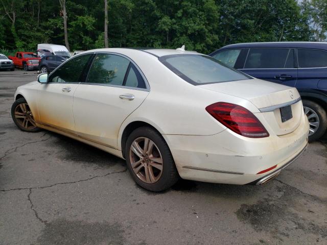 WDDUG6EB5JA361316 - 2018 MERCEDES-BENZ S 450 4MATIC WHITE photo 2