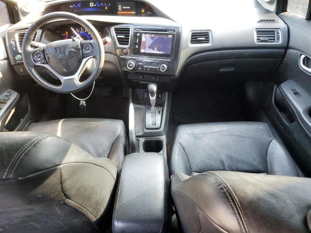 2HGFB2F93EH523524 - 2014 HONDA CIVIC EXL ყავისფერი ფოტო 8