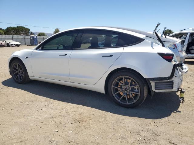 5YJ3E1EA5MF052723 - 2021 TESLA MODEL 3 WHITE photo 2