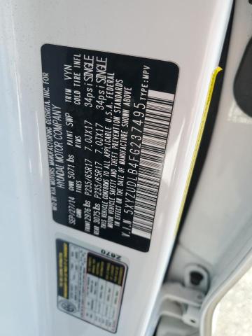 5XYZUDLB4FG237495 - 2015 HYUNDAI SANTA FE S Beyaz fotoğraf 13