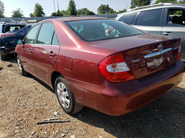 4T1BE32K94U283826 - 2004 TOYOTA CAMRY LE MAROON photo 2