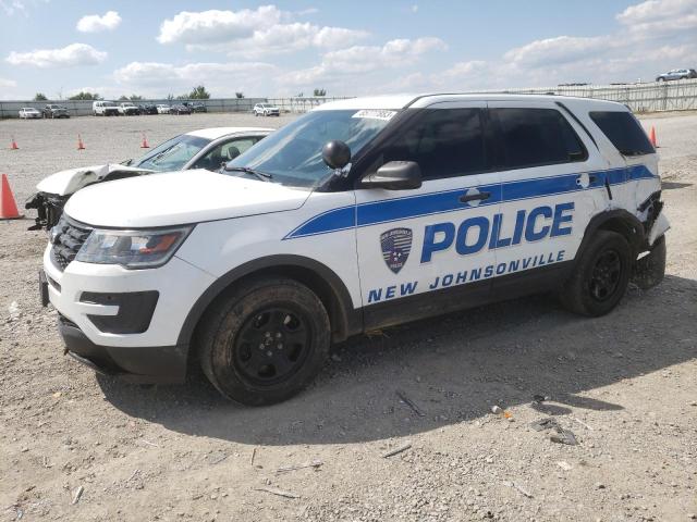 1FM5K8AR6JGC75324 - 2018 FORD EXPLORER POLICE INTERCEPTOR WHITE photo 1