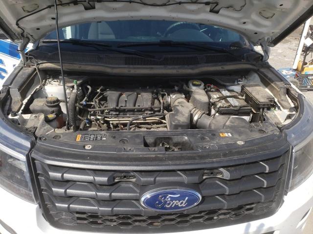 1FM5K8AR6JGC75324 - 2018 FORD EXPLORER POLICE INTERCEPTOR თეთრი ფოტო 11