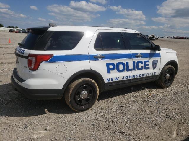 1FM5K8AR6JGC75324 - 2018 FORD EXPLORER POLICE INTERCEPTOR თეთრი ფოტო 3