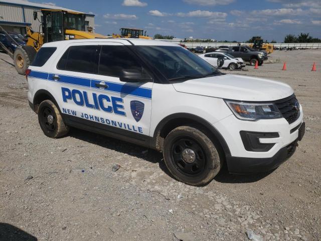 1FM5K8AR6JGC75324 - 2018 FORD EXPLORER POLICE INTERCEPTOR WHITE photo 4