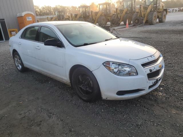 1G1ZA5EU2CF388565 - 2012 CHEVROLET MALIBU LS WHITE photo 4