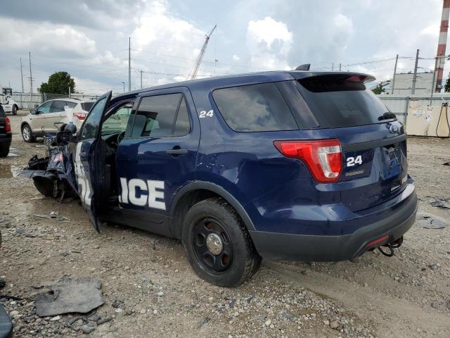 1FM5K8AR5HGC48416 - 2017 FORD EXPLORER POLICE INTERCEPTOR 蓝色 照片 2