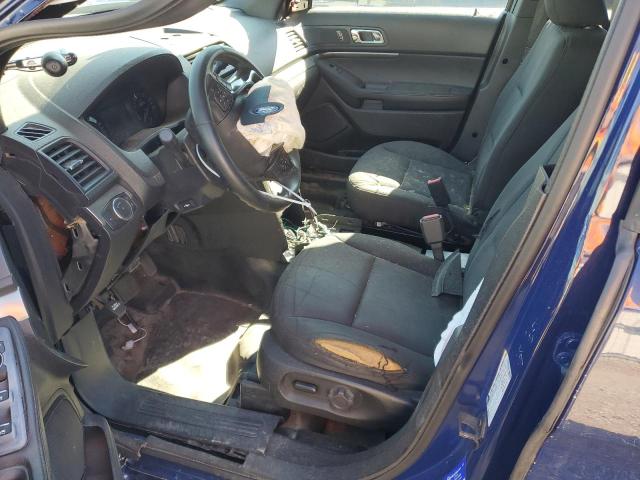 1FM5K8AR5HGC48416 - 2017 FORD EXPLORER POLICE INTERCEPTOR 蓝色 照片 7