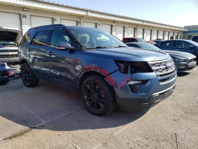 1FM5K7D82KGA50428 - 2019 FORD EXPLORER XLT 蓝色 照片 4