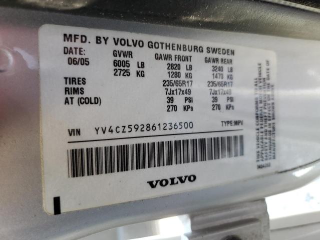 YV4CZ592861236500 - 2006 VOLVO XC90 SILVER photo 13