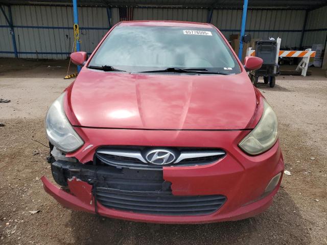 KMHCU5AE1CU024731 - 2012 HYUNDAI ACCENT GLS RED photo 5
