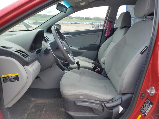 KMHCU5AE1CU024731 - 2012 HYUNDAI ACCENT GLS RED photo 7