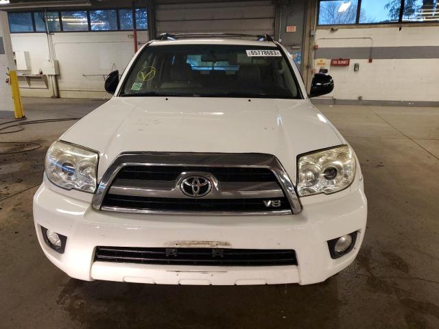 JTEBT14R08K005435 - 2008 TOYOTA 4RUNNER SR5 WHITE photo 5