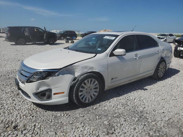 3FADP0L35AR281481 - 2010 FORD FUSION HYBRID WHITE photo 1