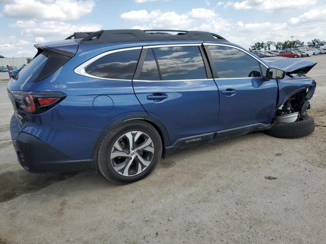 4S4BTANC4M3102281 - 2021 SUBARU OUTBACK LIMITED BLUE photo 3