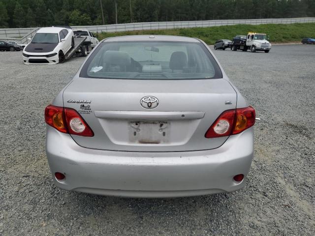 2T1BU4EE1AC273965 - 2010 TOYOTA COROLLA BASE SILVER photo 6