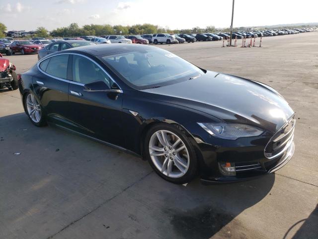 5YJSA1S14EFP30522 - 2014 TESLA MODEL S BLACK photo 4