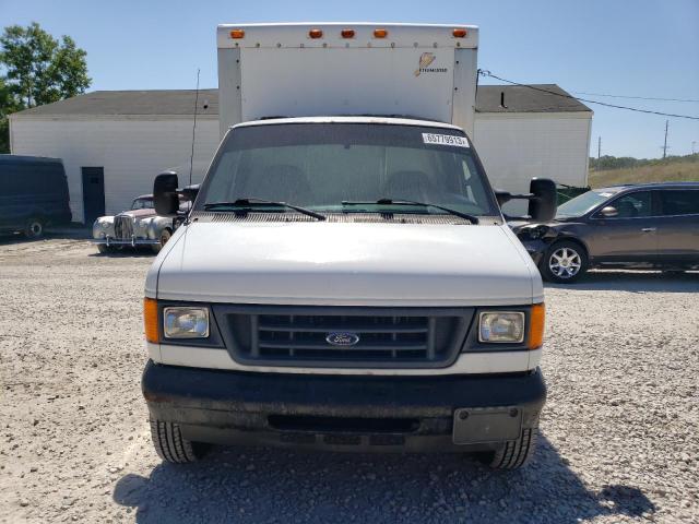 1FDSE35L27DB43044 - 2007 FORD ECONOLINE E350 SUPER DUTY CUTAWAY VAN WHITE photo 5