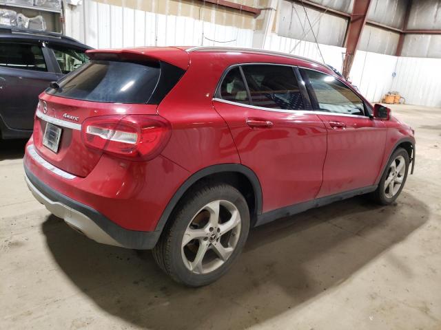 WDCTG4GBXJJ466063 - 2018 MERCEDES-BENZ GLA 250 4MATIC RED photo 3