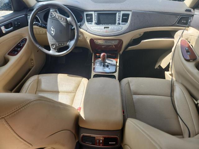 KMHGC4DD2CU186305 - 2012 HYUNDAI GENESIS 3.8L Bleu photo 8