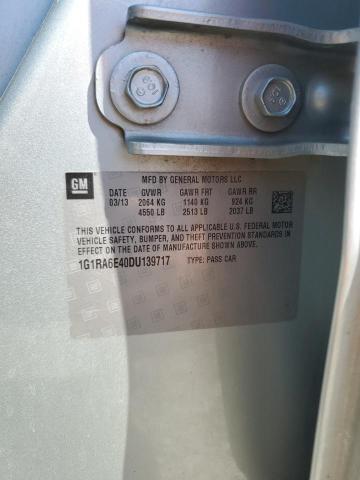 1G1RA6E40DU139717 - 2013 CHEVROLET VOLT 银色 照片 12