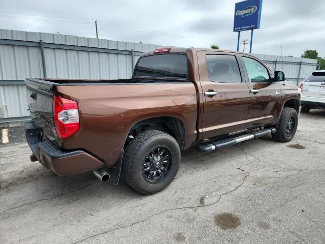 5TFAW5F19EX349866 - 2014 TOYOTA TUNDRA CREWMAX PLATINUM Qəhvəyi foto 3