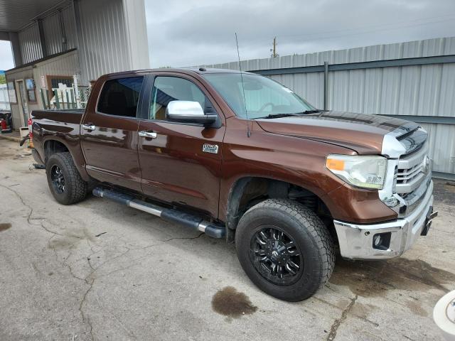 5TFAW5F19EX349866 - 2014 TOYOTA TUNDRA CREWMAX PLATINUM Qəhvəyi foto 4