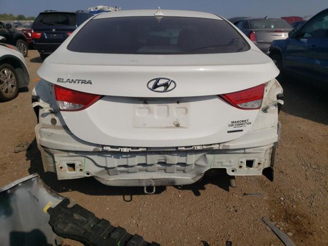 5NPDH4AE4BH001248 - 2011 HYUNDAI ELANTRA GLS WHITE photo 6