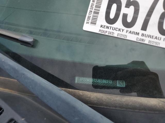 1FT7W2BT2JEC06313 - 2018 FORD F250 SUPER DUTY Ақ фото 12